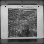 1St Lt. Edward R. Johnston, Reynolds Ill., North American P-51 Mustang Pilot From A Tact. Reconnaissance Group Took This Shot Of The Osterfeld Railroad Yard Containing Nearly 1000 Mixed Cars And Six Locomotives.  Explosion And Large Oil Fire Were Caused B - Page 1