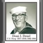 DEUEL DEAN I -  TWO WARS  WWI WWII  NAVY.JPG