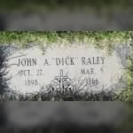 John Allen Raley Headstone