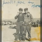 Identical Twins, Joe (L) and Jack (R) Musteen in Korea