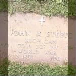 John Xavier Stebic Head stone (1)