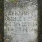 Ashley, Abraham Jr-headstone