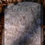 1863 - Alexander Moorhead headstone.jpg