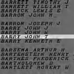 Barry, John T