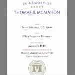 Certificate - Thomas B. McMahon.png