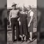 Lawrence, his mother and sister