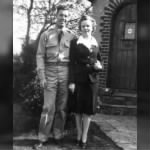 Frank Leslie Woods and wife Dorothy in WInsted, CT 1943