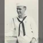 H. Tracy Hall as Sailor in Milwaukee, WI, 1944