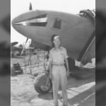 Dad with F-5-E ( P38 Lightning ) Natalie Burma Gold Lettering Delta Red White Blue.jpg