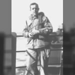 Sidney A. Grugan aboard U.S.S. War Hawk 1945