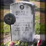 Julius C Powell Military stone.jpg