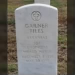 Files, Garner, Military Headstone