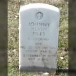 Files, Johnny Alvin (1910-1952), Military Tombstone