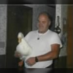 Dad with the duck