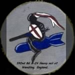 392nd Bomb Group Emblem, B-24 Heavies out of England.