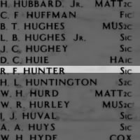 HUNTER, Robert Fredrick