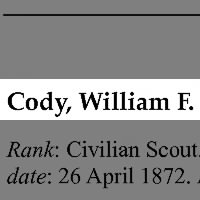 Cody, William F