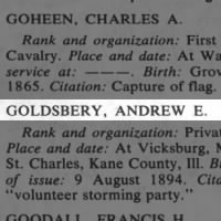 Goldsbery, Andrew E