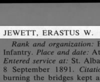 Jewett, Erastus W