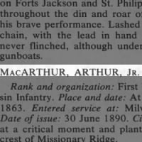 MacArthur, Arthur