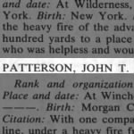 Patterson, John T