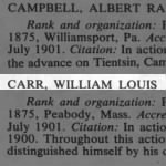 Carr, William Louis