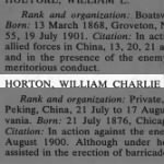 Horton, William Charlie