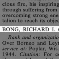 Bong, Richard I