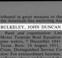 Thumbnail for Bulkeley, John Duncan