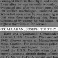 Thumbnail for O'Callahan, Joseph Timothy