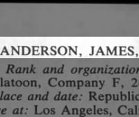 Anderson, James