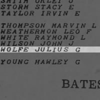 Wolfe, Julius G