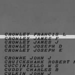 Thumbnail for Crowley, James F