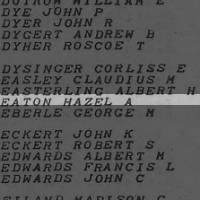 Eaton, Hazel A