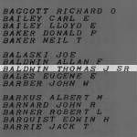 Baldwin, Thomas J