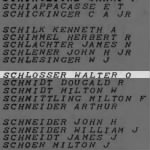 Schlosser, Walter O