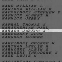 Karaso, Joseph J