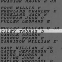 Galey, Thomas D