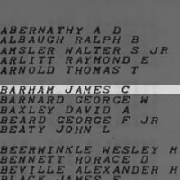 Barham, James C