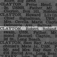 Clayton, Robert Roland