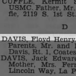 Thumbnail for Davis, Floyd Henry