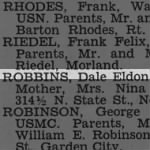 Thumbnail for Robbins, Dale Eldon