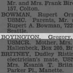 Boyington, Gregory