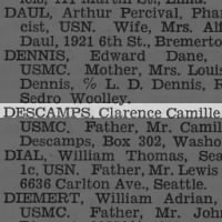 Thumbnail for Descamps, Clarence Camille