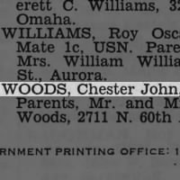 Thumbnail for Woods, Chester John