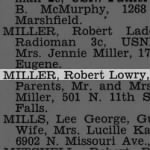 Thumbnail for Miller, Robert Lowry