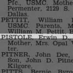 Pistole, Erwin D