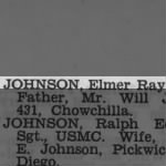 Thumbnail for Johnson, Elmer Ray