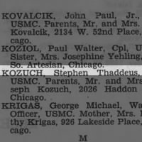 Kozuch, Stephen Thaddeus