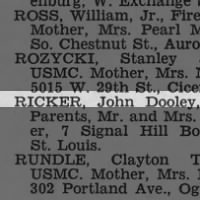 Ricker, John Dooley